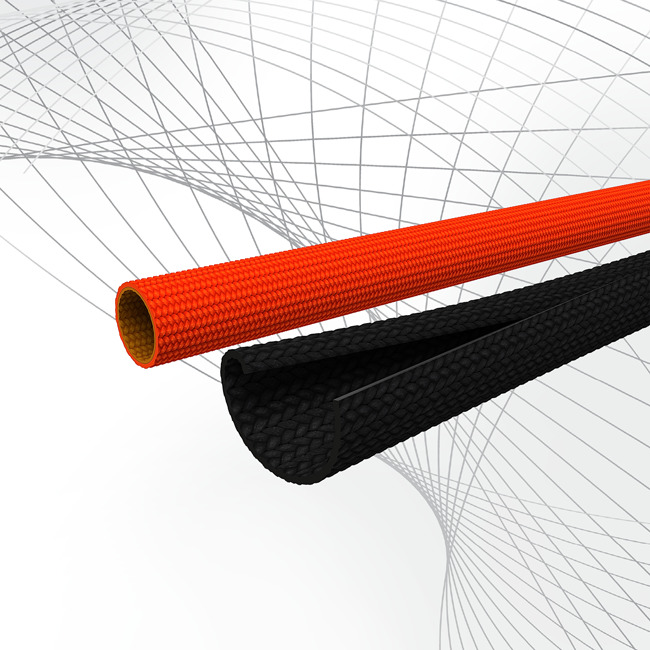 Fabric hose for crash- and collision protection