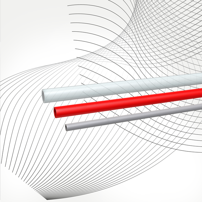 Insulating tube made of silicone