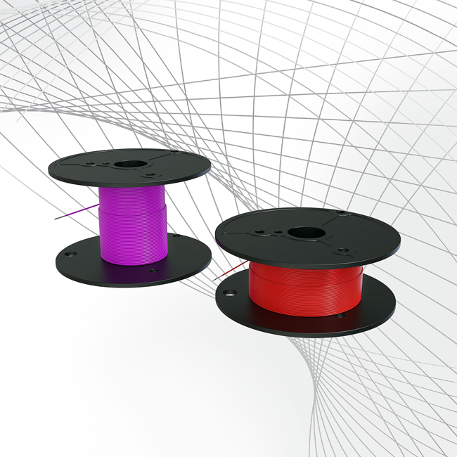 Heat-resilient PTFE or FEP cable